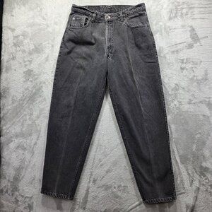 VINTAGE Levis 560 Jeans Mens 36x32 Black Comfort Fit Tapered Made in USA 90s